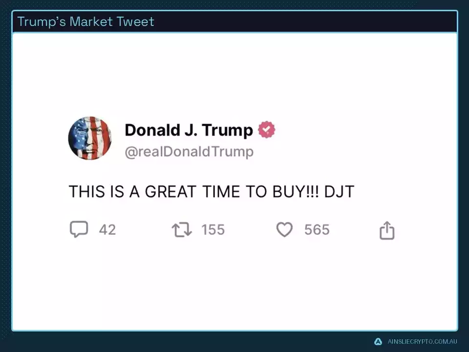 Trump's Market Tweet